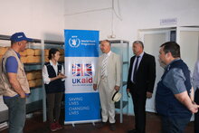 British ambassador visits school feeding programme in Khatlon region
